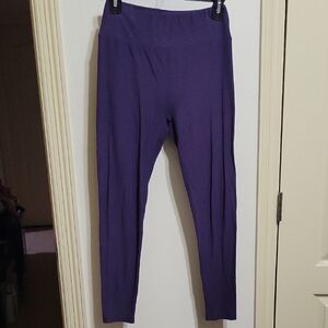 LuLaRoe Women's Deep Purple Leggings
